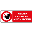 OCMEI SRL - OCM6CR713-AD ADES.DIVIETO MM 330X125 (CF.10PZ)