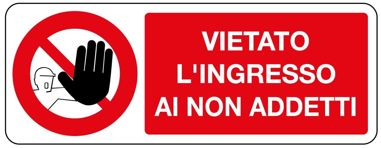 OCMEI SRL - OCM6CR713-A CART.DIVIETO F.TO MM 330X125