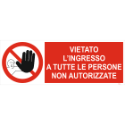 OCMEI SRL - OCM6CR717-A CART.DIVIETO F.TO MM 350X125