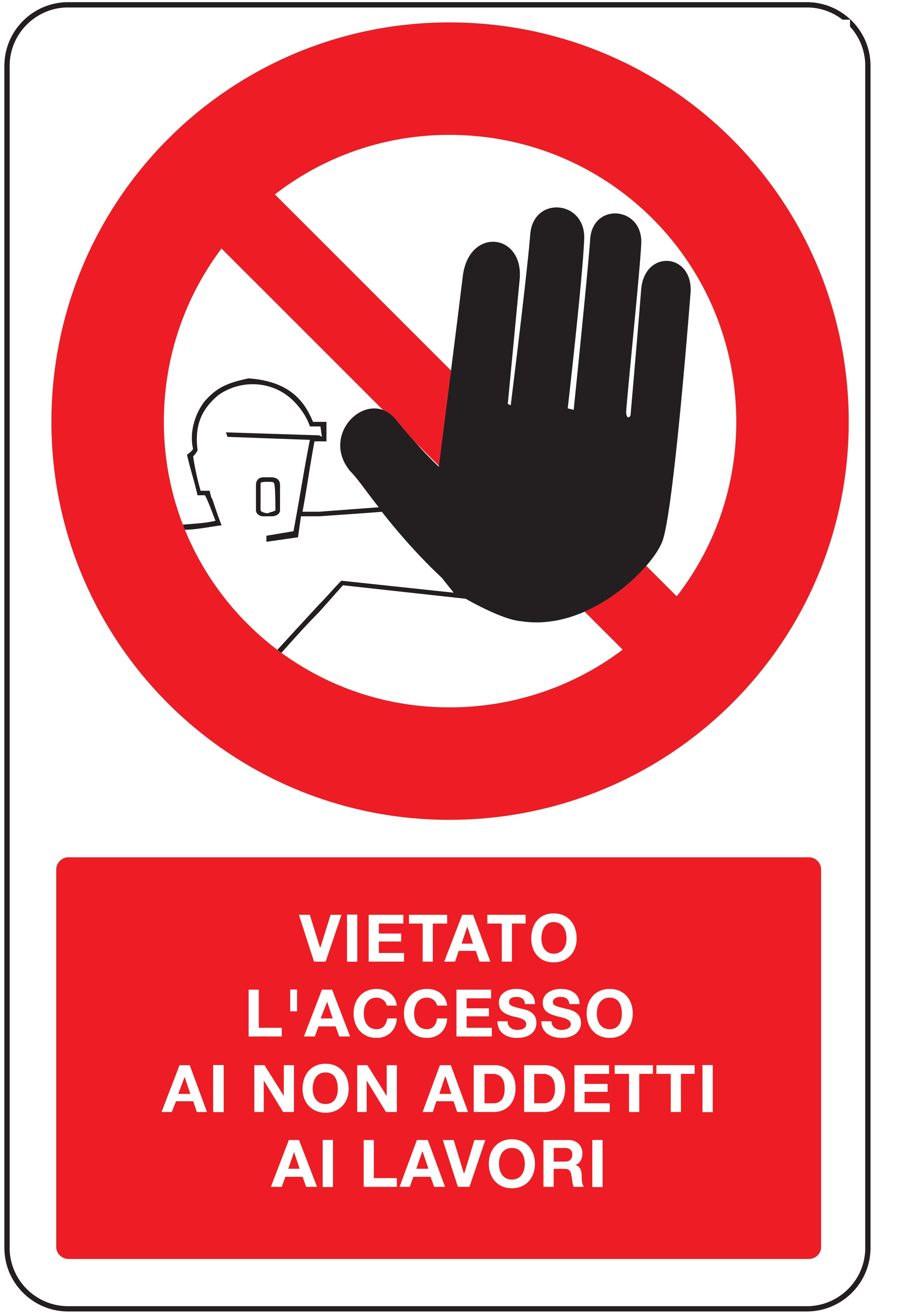 OCMEI SRL - OCM6CR719-C CART.DIVIETO F.TO MM 500X660