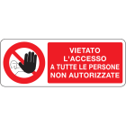 OCMEI SRL - OCM6CR720-AD ADES.DIVIETO MM 330X125 (CF.10PZ)