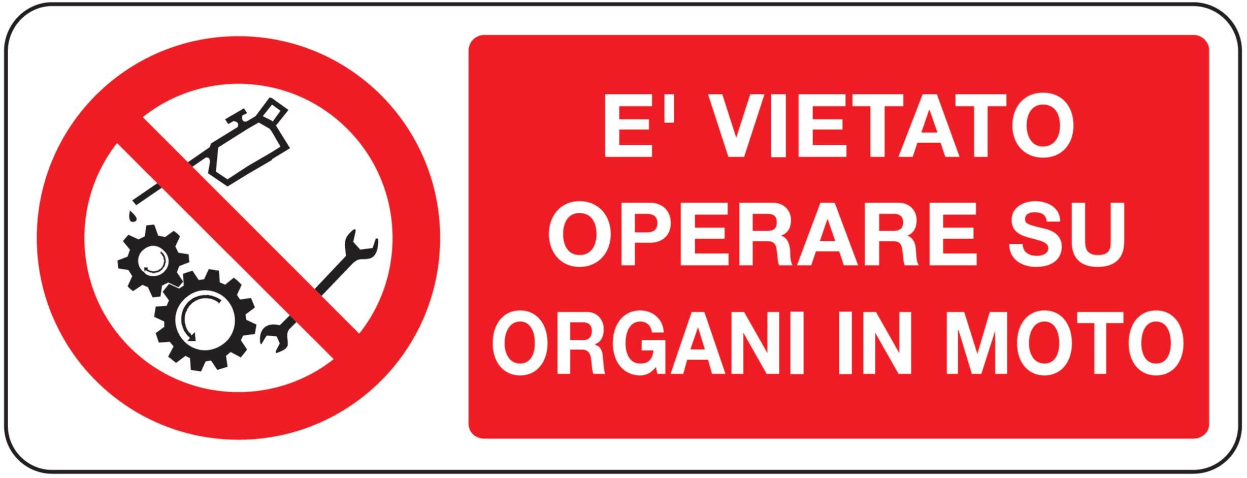 OCMEI SRL - OCM6CR743-AD ADES.DIVIETO MM 330X125 (CF.10PZ)