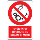 OCMEI SRL - OCM6CR743-B CART.DIVIETO F.TO MM 330X500