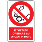 OCMEI SRL - OCM6CR743-B CART.DIVIETO F.TO MM 330X500