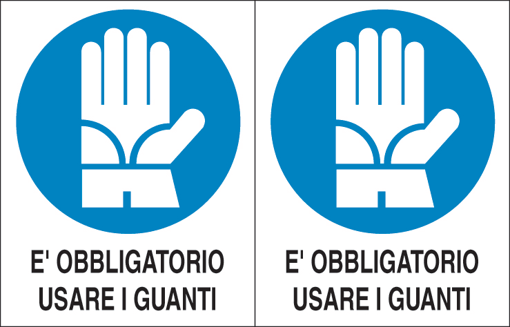 OCMEI SRL - OCM6ET2384 CF.10F ETICH. USARE GUANTI 125X160 (2XF)