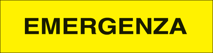 OCMEI SRL - OCM6ET2477 CF.10F ETICH. EMERGENZA MM250X60 (1XF)