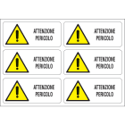 OCMEI SRL - OCM6ET2502 CF.10F ETICH.PERICOLO140X60 (6XF)