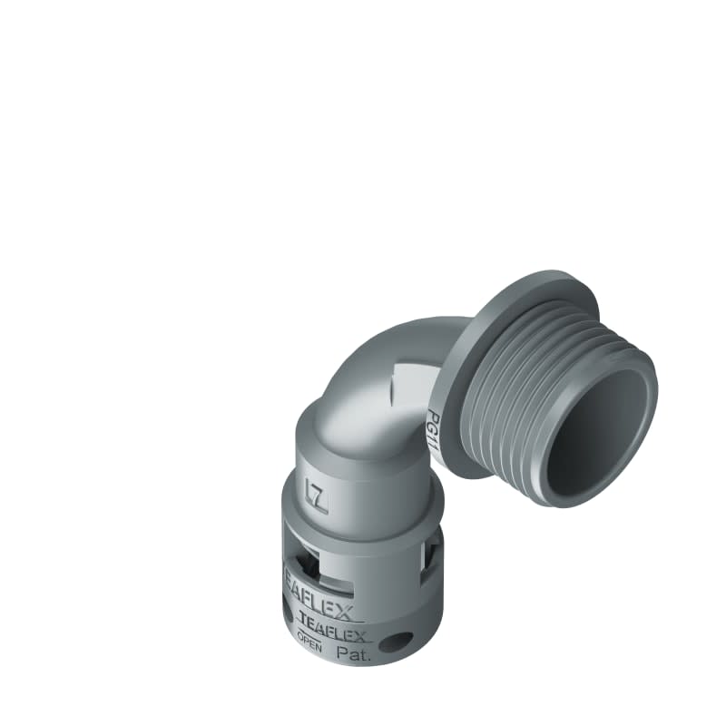 TEAFLEX - TEA6GBN07P11 CURVA 90?IP66 BN07 PG11 GRIGI