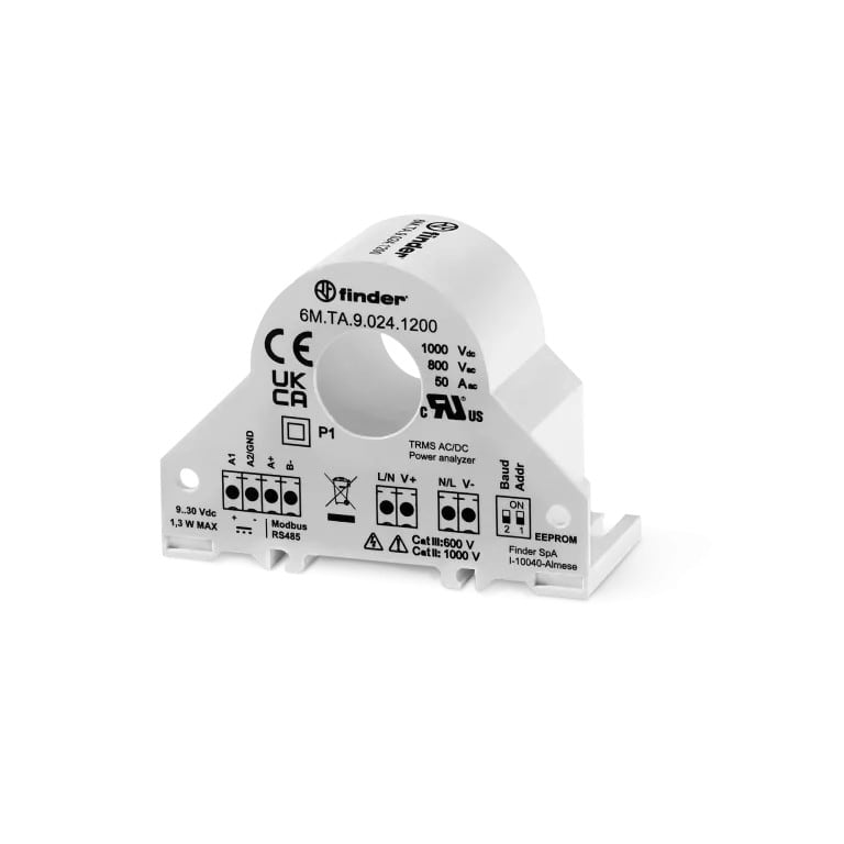 FINDER SPA - FIN6MTA90241200 ANALIZZATORE DI RETE MONOFASE 50A