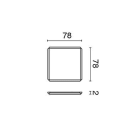 SIDE SPA - SDE3035 DIFFUSORE IN VETRO PER MONOLAMPADA