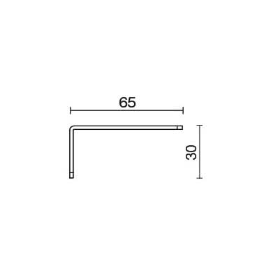 SIDE SPA - SDE3194 KIT ATTACCO PARETE 65X30 BI