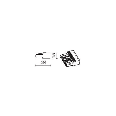 SIDE SPA - SDE6022 CONNETTORE A FEMMINA 7 POLI
