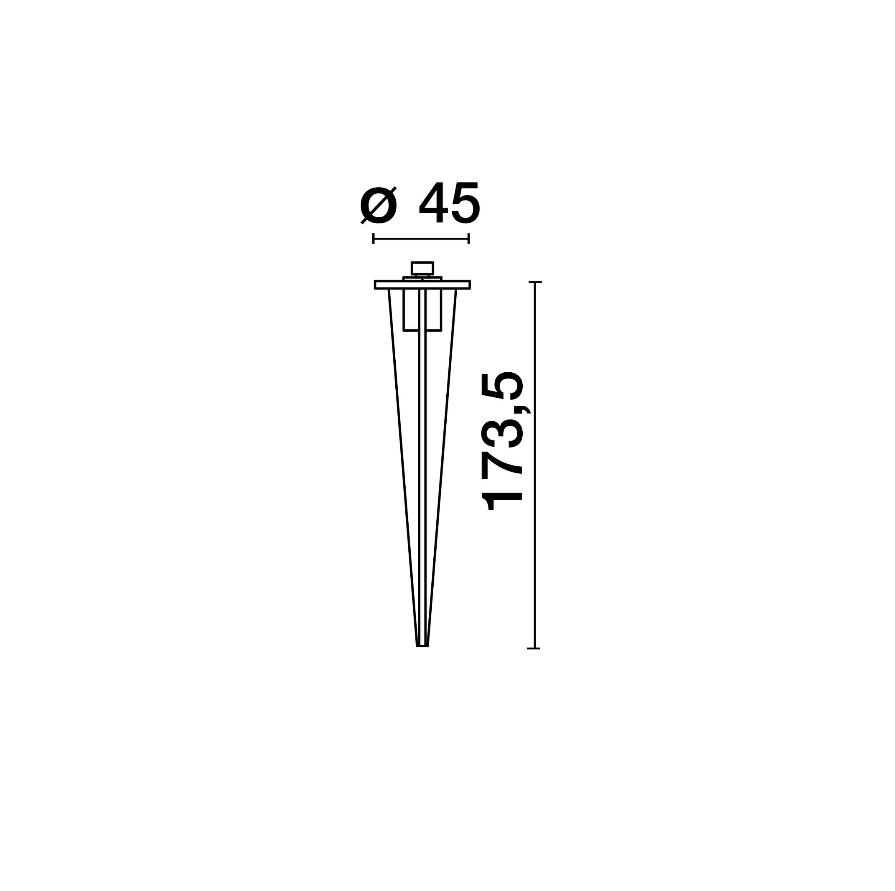 SIDE SPA - SDEE1031-E PICCHETTO DA INTERRARE NE