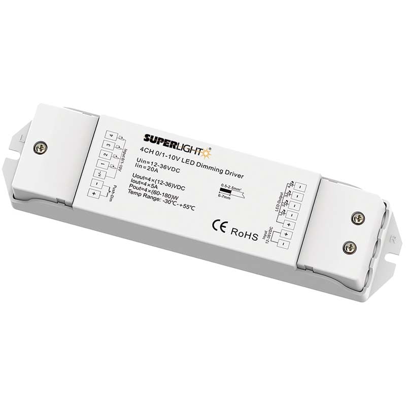 ELCART DISTRIBUTION - ERT132208600 INTERR.DIMMER CONTR.1-10V 4CA 5A