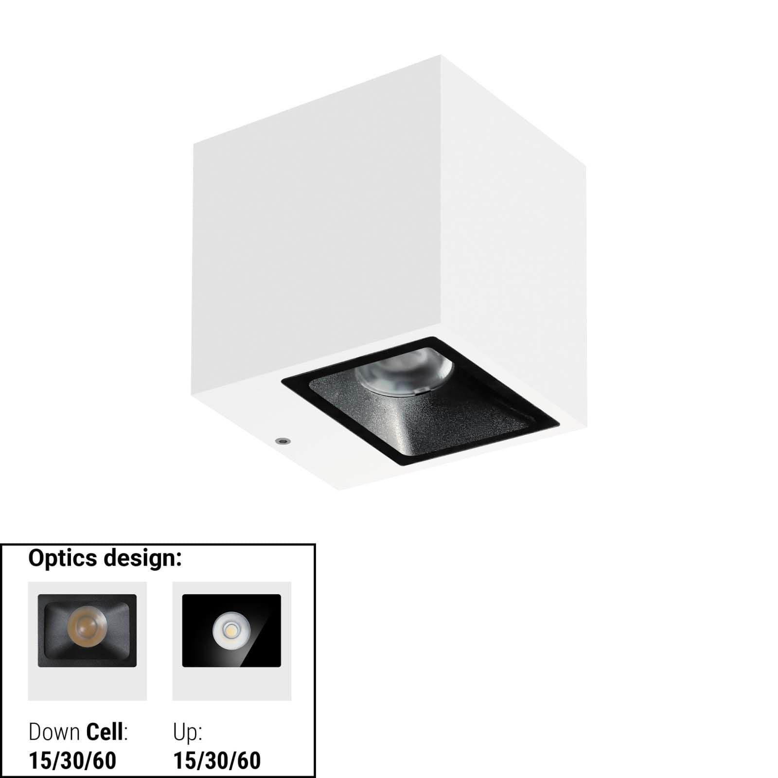 LINEA LIGHT (ILED) - ILD76614W15 CUBIT 22 2L BI-EM 15,5WAC ON/OFF BG