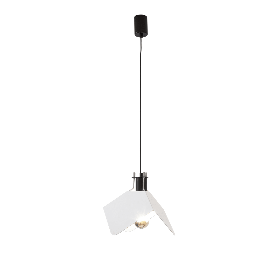 LINEA LIGHT-STILNOVO - SNV8995 TRIEDRO SOSP.E27 B.CO