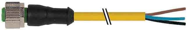 MURRELEKTRONIK SRL - MUE7000122212242000 M12 FEM. 0? 4 POLI CON CAVO