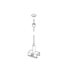 SIDE SPA - SDE7011-DA-BR KIT SOSPENSIONE A FILO L.3 M