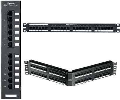 PANDUIT - PANDP245E88TGY PANNELLO DI PERMUTAZIONE A 24 PORTE, CAT