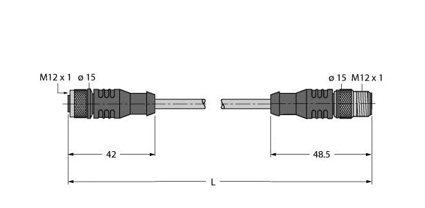 TURCK BANNER SRL - TUK7030332 RK4.5T-5-RS4.5T/S2503