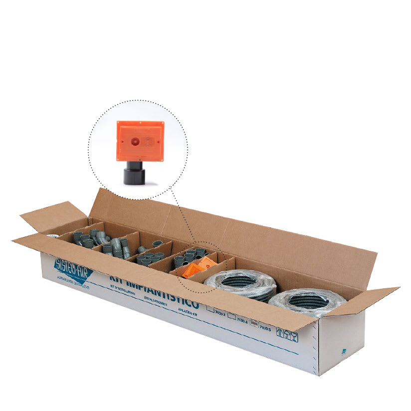TECNOPLUS SRL - TNP7030.4 KIT IMPIANTISTICO 4 PUNTI PRESA