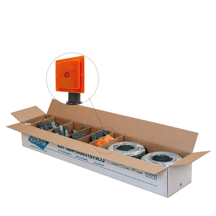 TECNOPLUS - TNP7030.5E KIT IMPIANTISTICO 5 P.P. (CONTR. QUADR.)