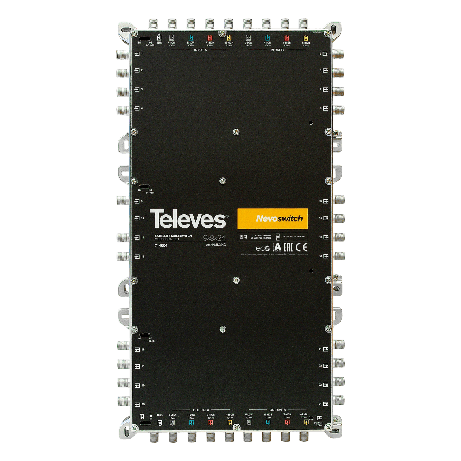 TELEVES ITALIA SRL - TVV714604 NEVOSWITCH 9X9X24 F TERMINALE/CASCATA