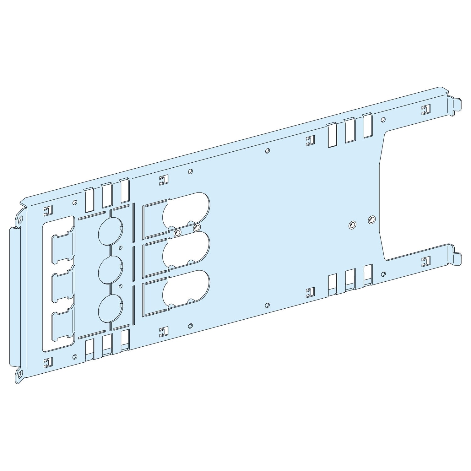 SCHNEIDER ELECTRIC - SNRLVS03453 PIASTRA DI FONDO NS630 H 3P RIM/EST