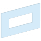 SCHNEIDER ELECTRIC - SNRLVS03659 PIASTRA FRONTALE COMM. INS-NS630 H ROT