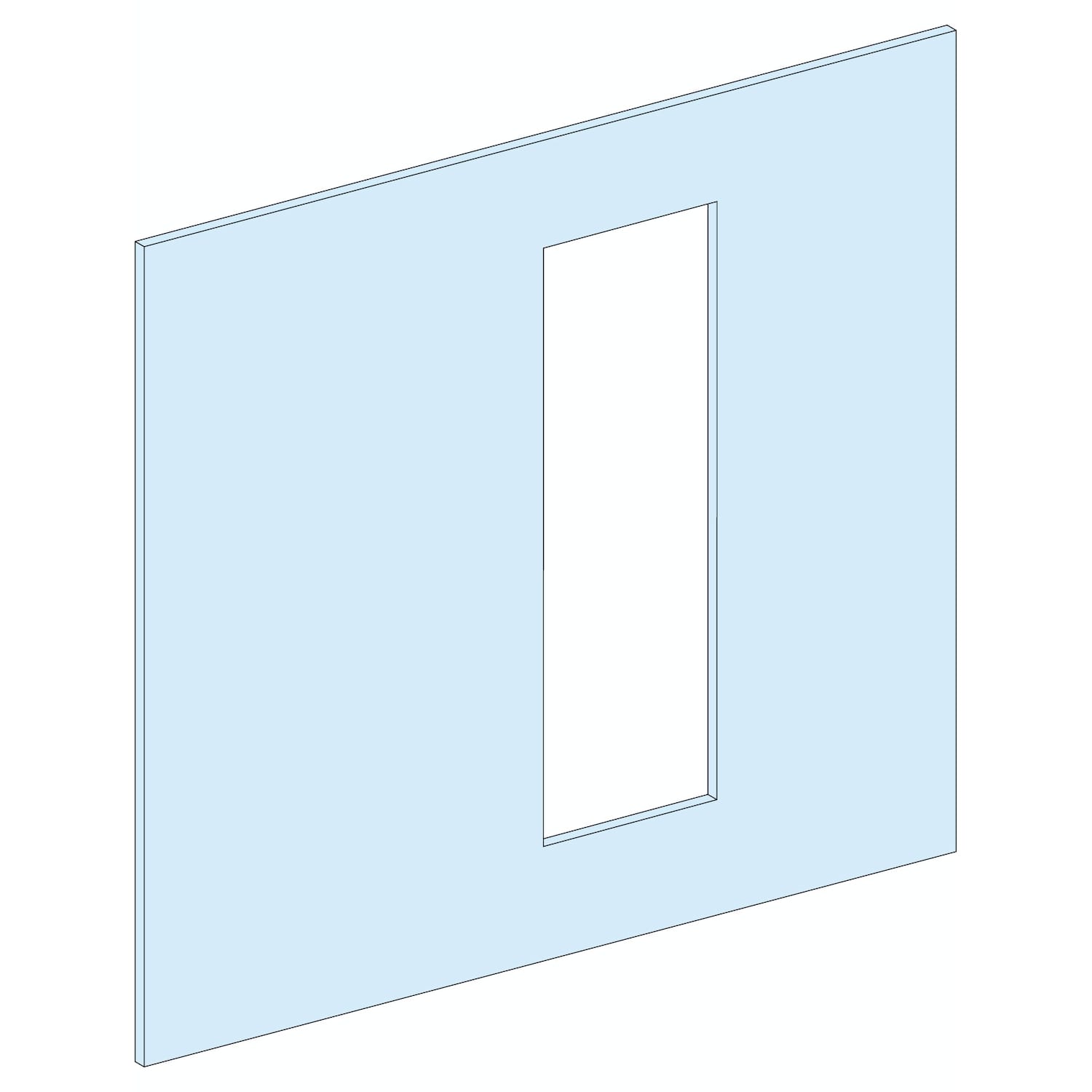 SCHNEIDER ELECTRIC - SNRLVS03661 Piastra frontale comm. Monobl. INS630 H