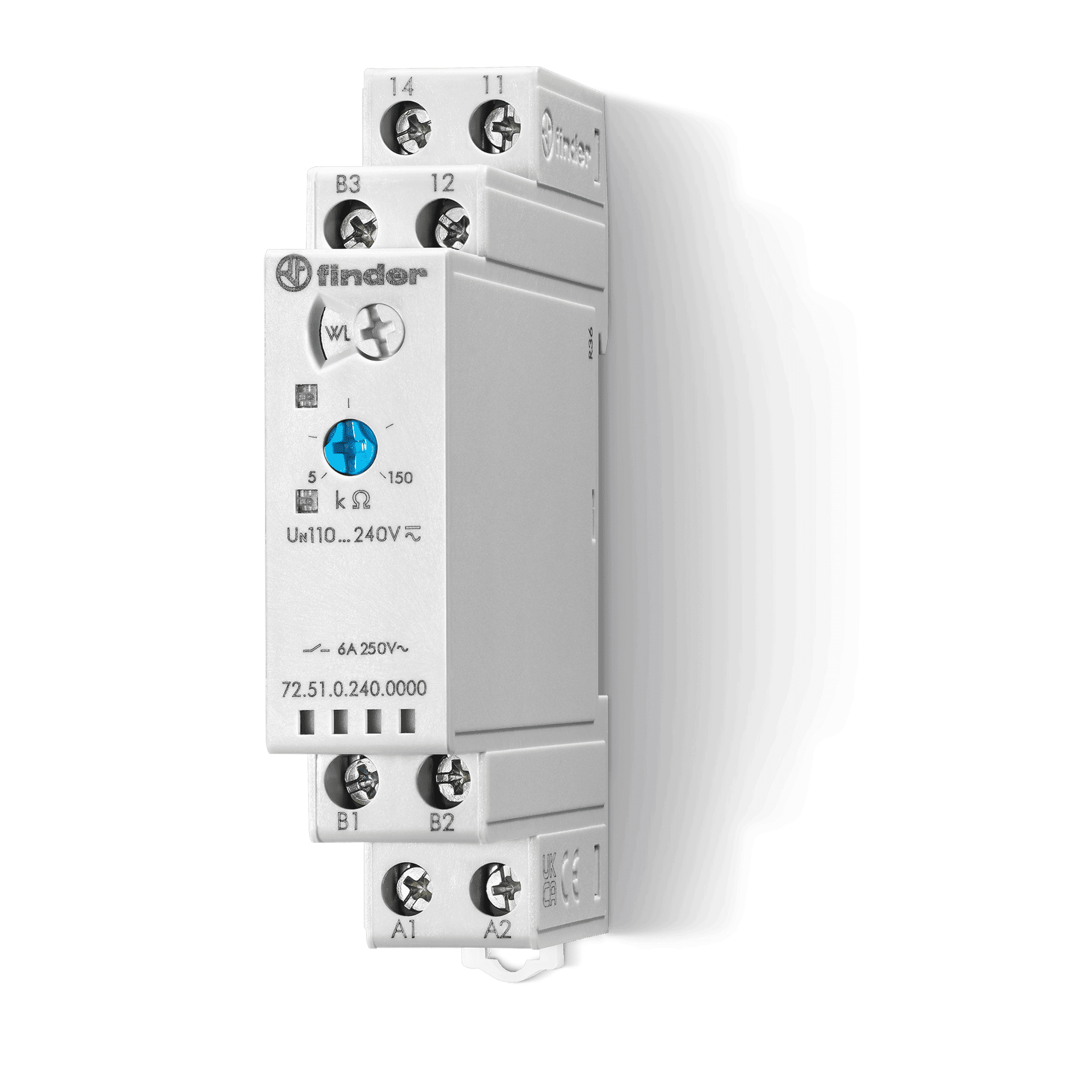 FINDER SPA - FIN725102400000PQA RELE 1M CONTROL.LIVELLO LIQUIDI 5-150KO