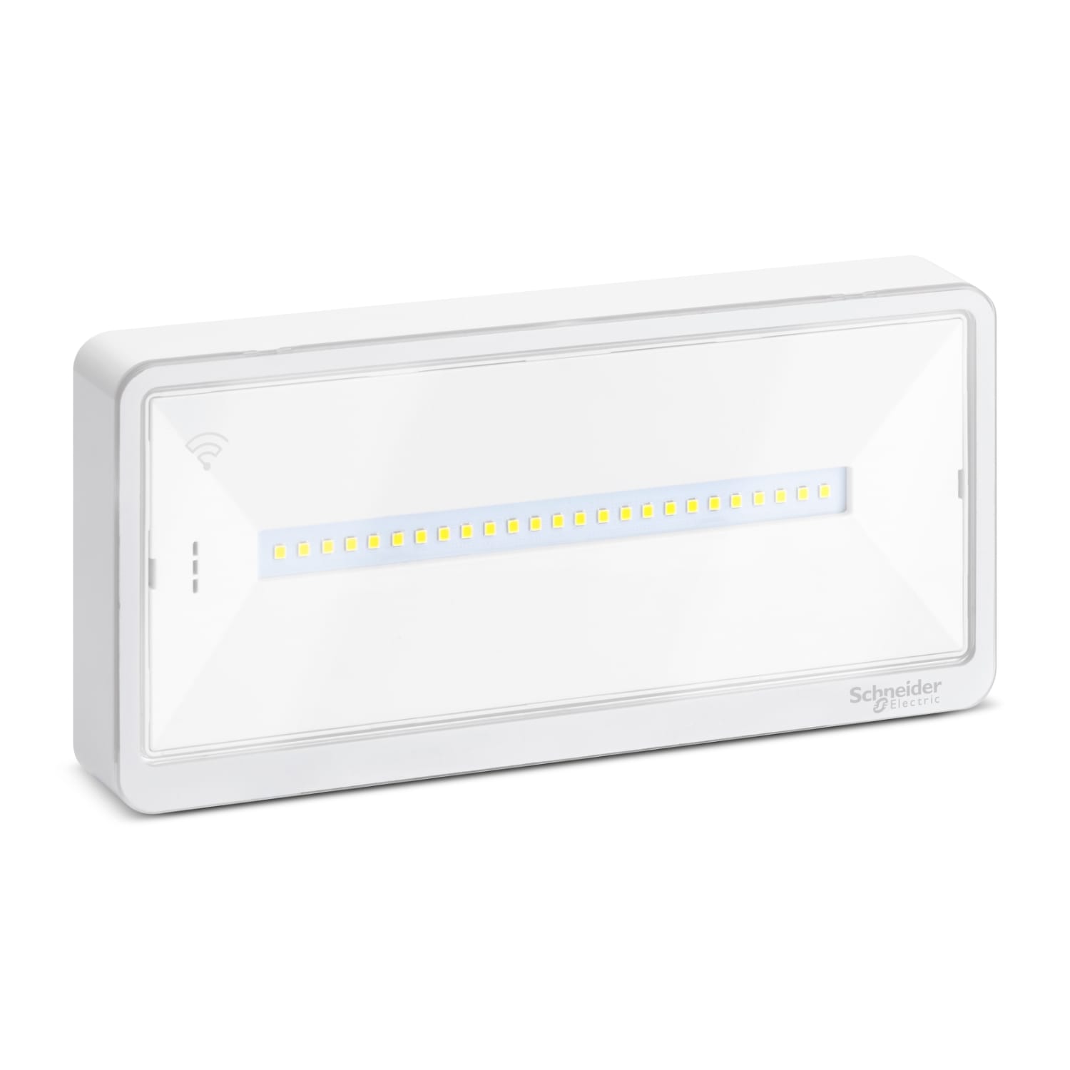 SCHNEIDER ELECTRIC - SNROVA44213 Exiway Light, IP65, Autoalimentato Autodiagnosi Connesso Activa-link, SE-SA, 250/200/150/120 lm SE, 150lm SA, 1/1,5/2/3h, illuminazione di sicurezza