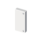 UNEX APARELLAJE ELEC - UNY73373-2 73 COPERCHIO FINALE BIANCO 40X110 U24X