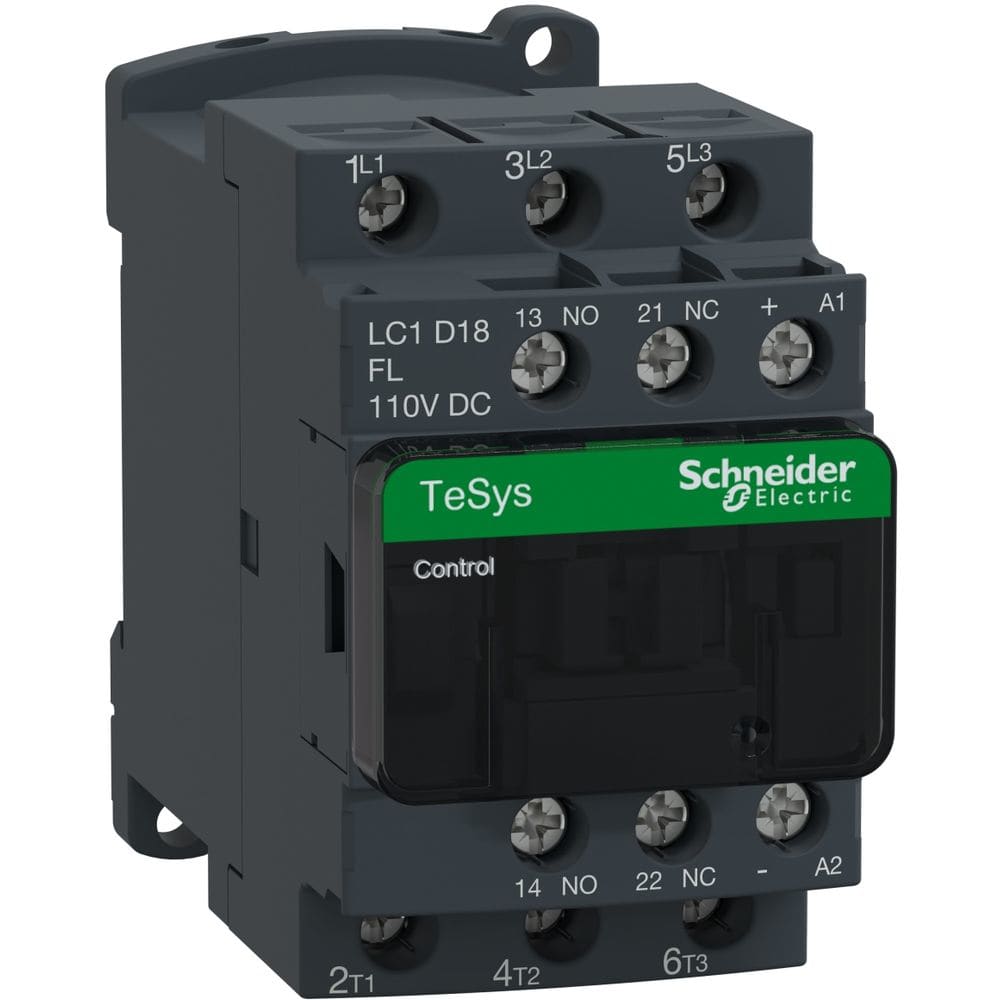 SCHNEIDER ELECTRIC - SNRLC1D18FL CONTATTORE 18A 110VDC LC