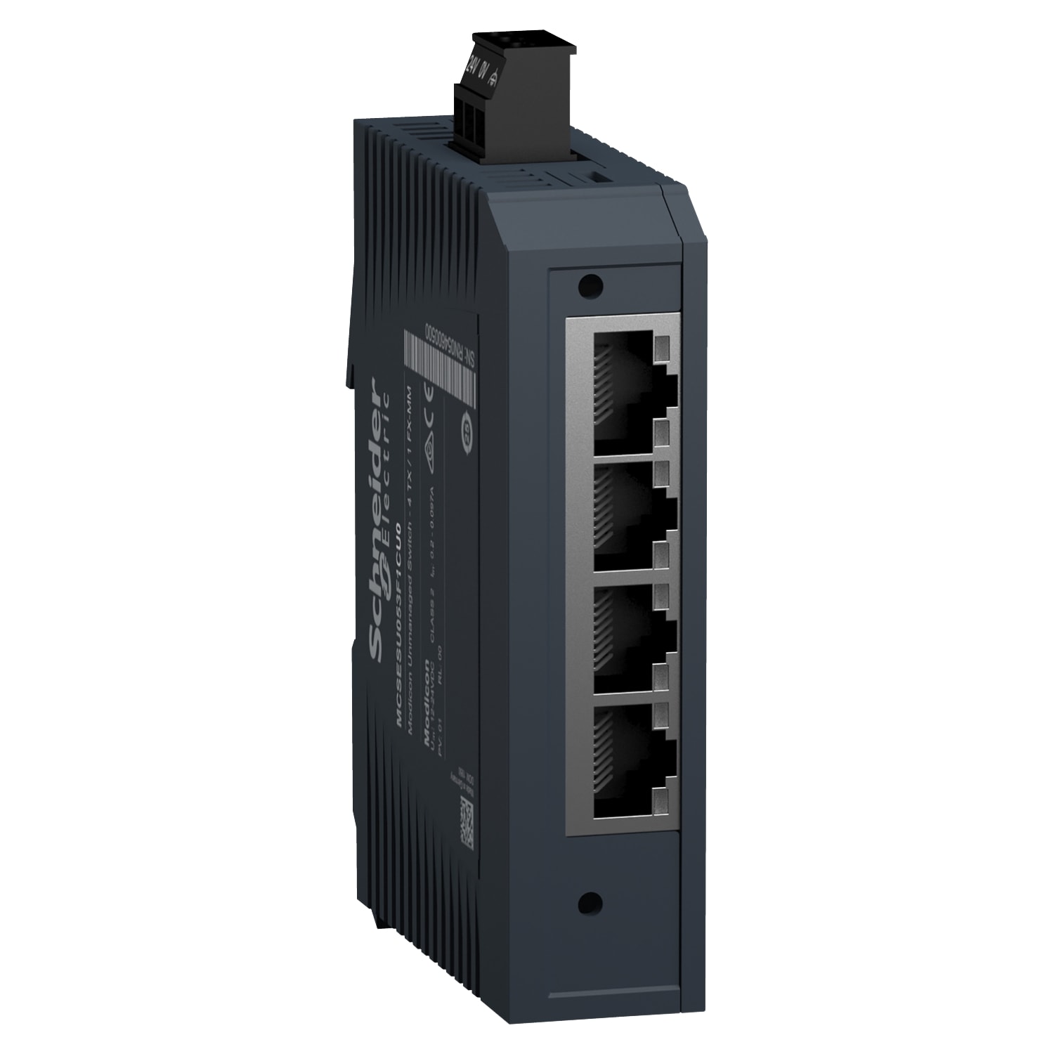 SCHNEIDER ELECTRIC - SNRMCSESU053F1CU0 MODICON SWITCH UNMANAGED 4TX/1FX-MM