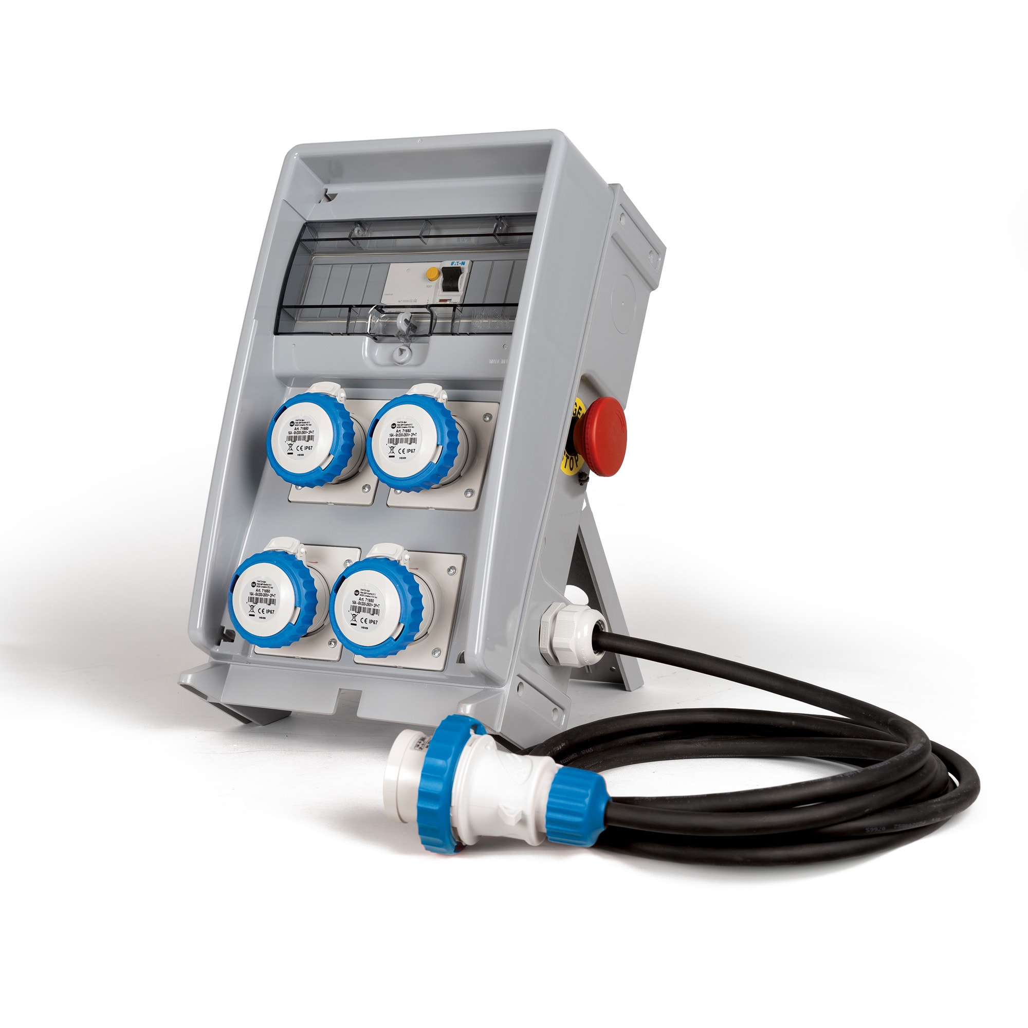 FANTON SRL - FME743024 QUADRO UPRO ASC IP65 4CEE/2PT/CAVO/EMER