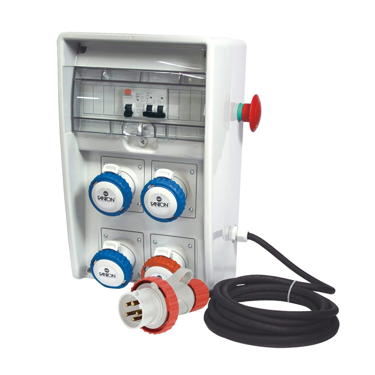 FANTON SRL - FME74319 QUADRO U250 ASC IP65 4CEE/2PT/CAVO/EMER