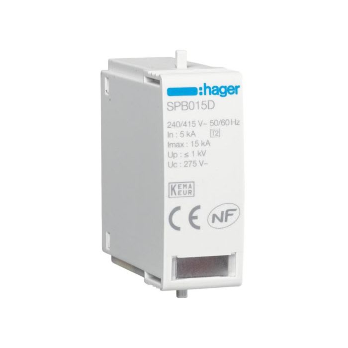 HAGER - HAGSPB015D CARTUCCIA L-N IN 5KA IMAX 15KA