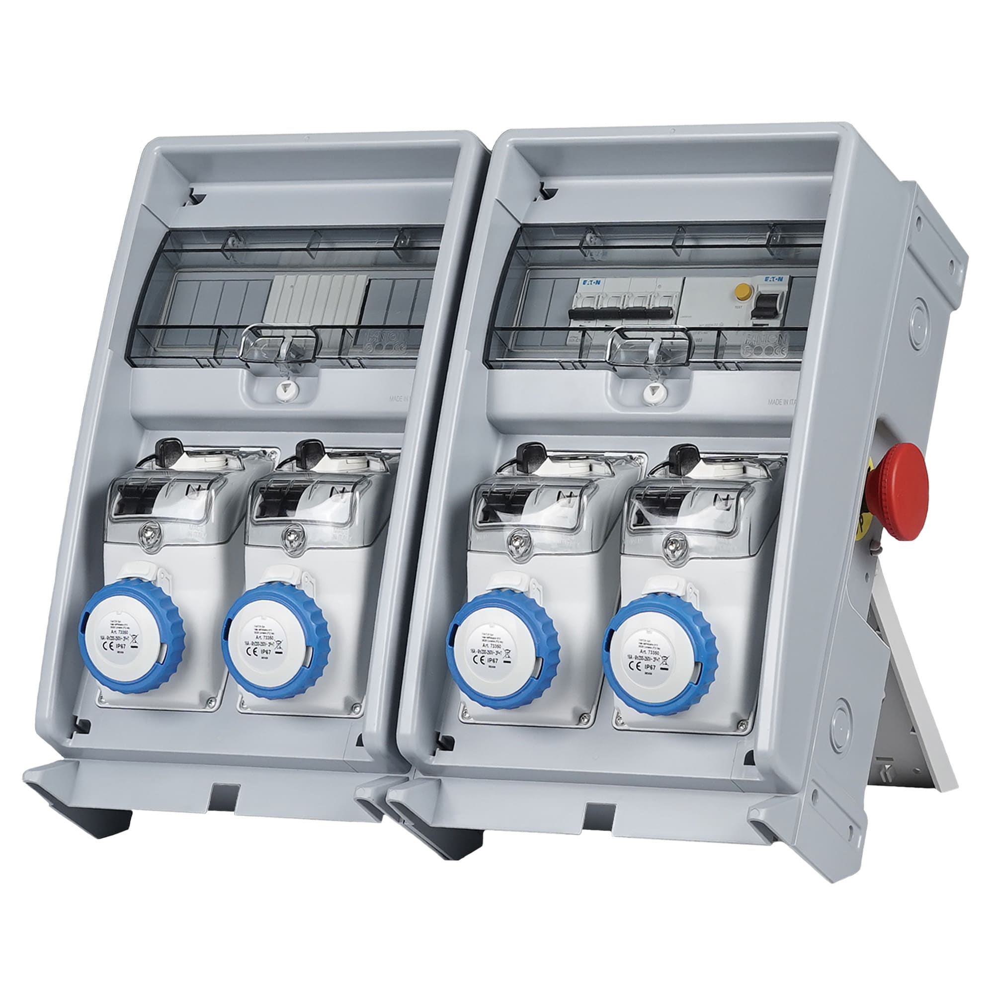 FANTON SPA - FME743734 QUADRO U500 ASC IP65 4CEE/2PT/MORS/EMER