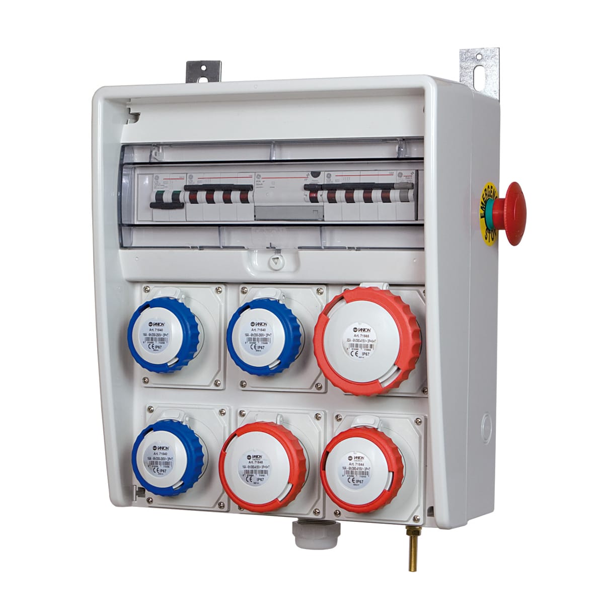 FANTON SPA - FME74398 QUADRO U350 ASC IP65 6CEE/4PT/MORS/EM/ST