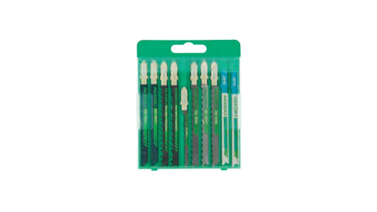 HIKOKI POWER TOOLS - HIA750049 KIT 10 LAME BIM SEG.ALT. LEGNO/MET.