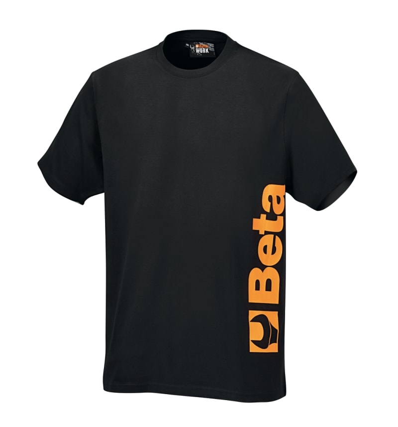 BM SPA - BMM075490403 T-SHIRT COTONE BLACK LOGO BETA TG. L
