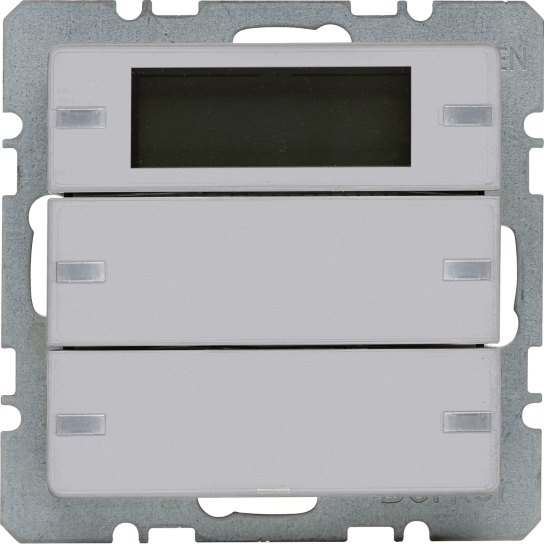BERKER - BRK75662724 SENS.A TASTI DOPP +TERM.KNX - Q1/Q3 ALU