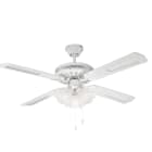 ROSSINI - RSS7567-B VENTILATORE BIANCO/VETRO E14 IP20