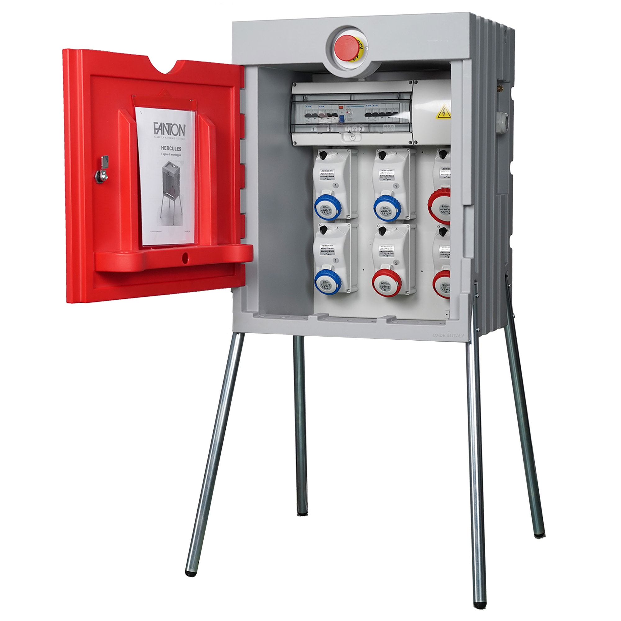 FANTON SRL - FME75712 QUADRO HERC ASC 6PR/4PT/MORS/EMER/18KW