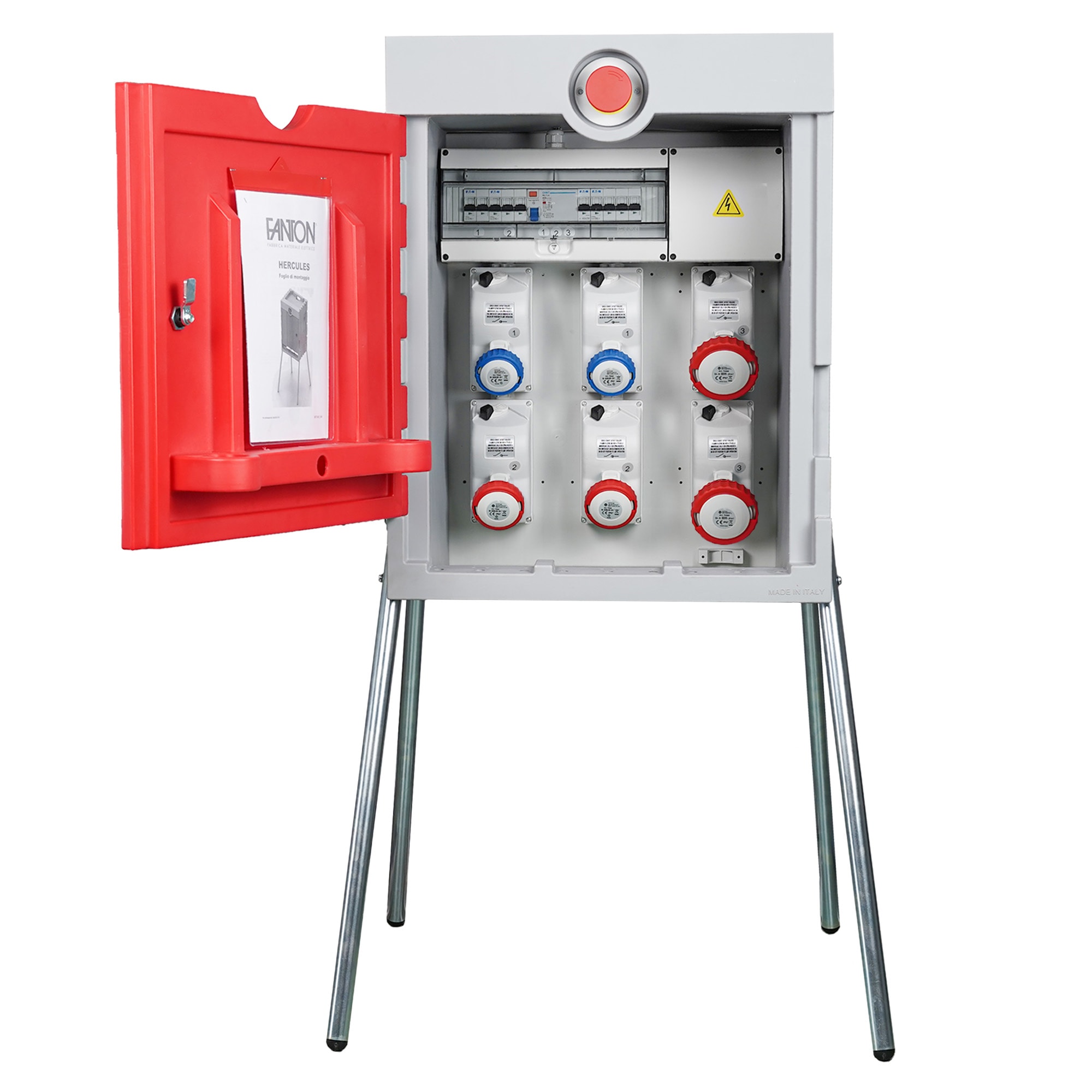 FANTON SRL - FME75715 QUADRO HERC ASC 6PR/4PT/MORS/EMER/35KW