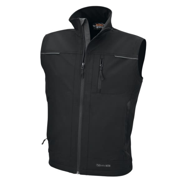 BM SPA - BMM075750303 GILET NYLON 250 GR. BLACK-GREY TG.L