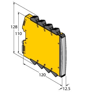 TURCK BANNER SRL - TUK7580103 IMX12-DO01-1U-1U-0/24VDC/CC