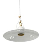 LE PROLUNGHE SAS - PRG7615 LAMP.E27 +P.PIANO TRAF.FIORE D.30+ROSONE