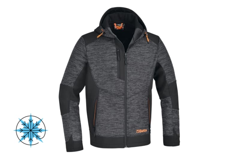 BM SPA - BMM076370005 FELPE PILE-SOFTSHELL C/CAPP.GREY TG.XXL